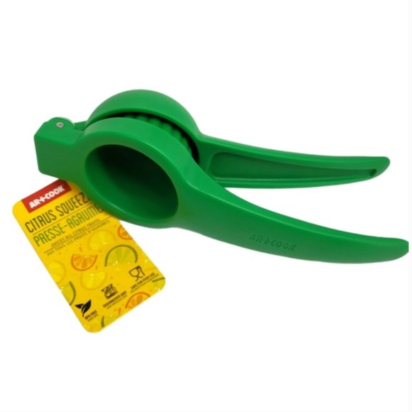 NWT ART AND COOK Citrus Squeezer FabFitFun quirky neon kitchen gadget accessory - Picture 2 of 8